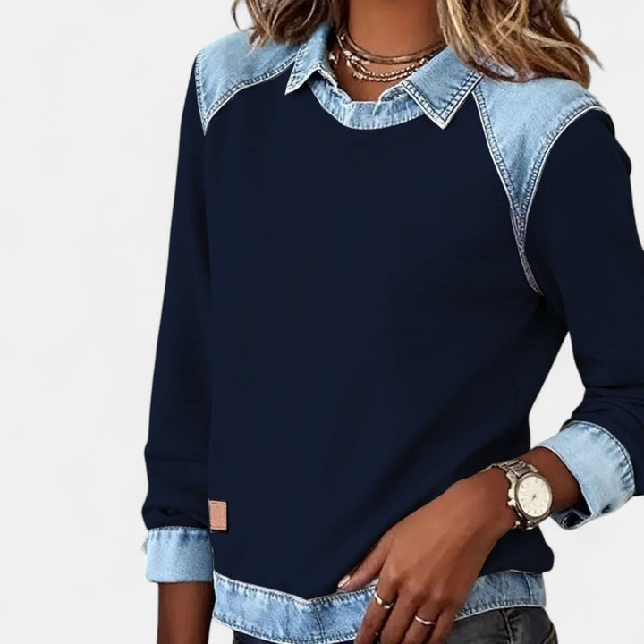 Stylish Long Sleeve Blouse