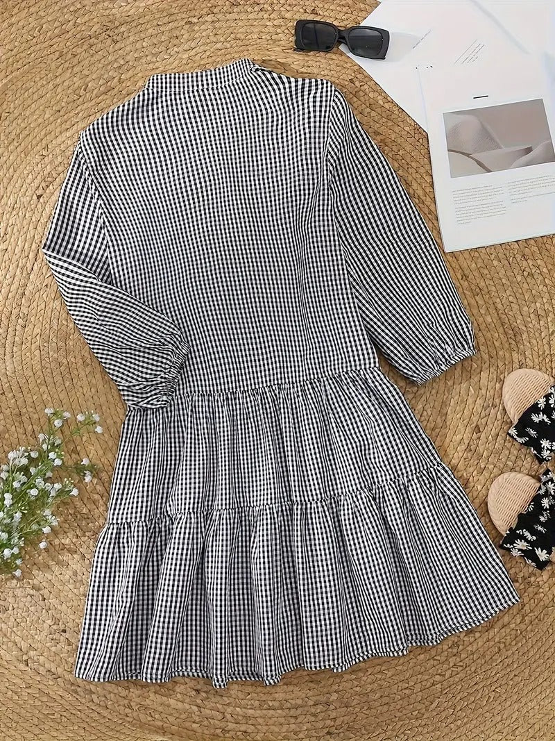 Calio | Gingham Delight Dress