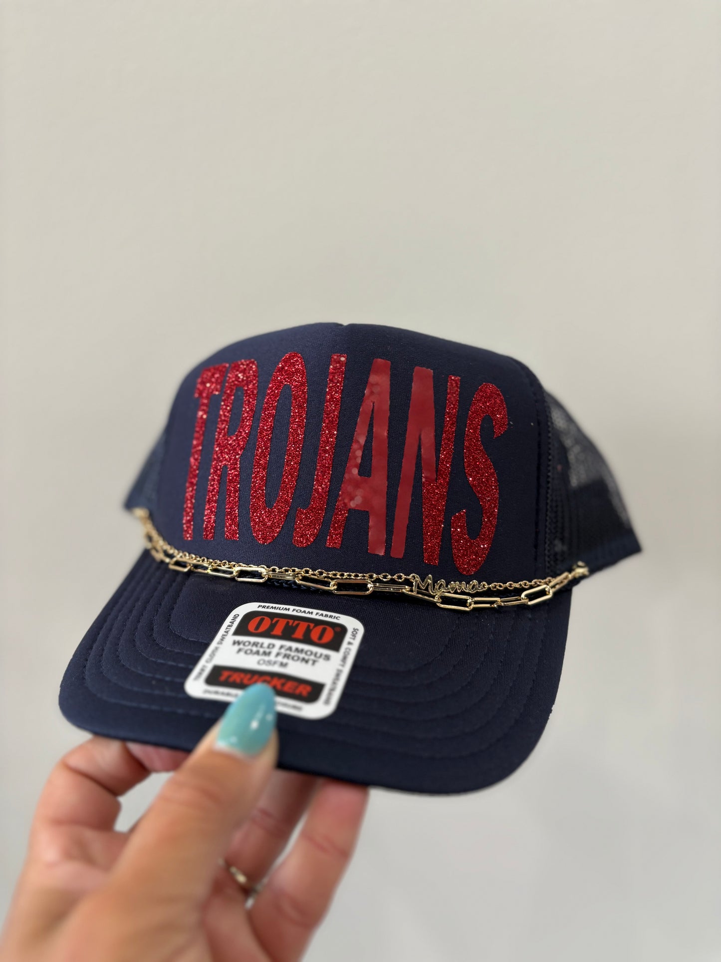 Trojans glitter hat