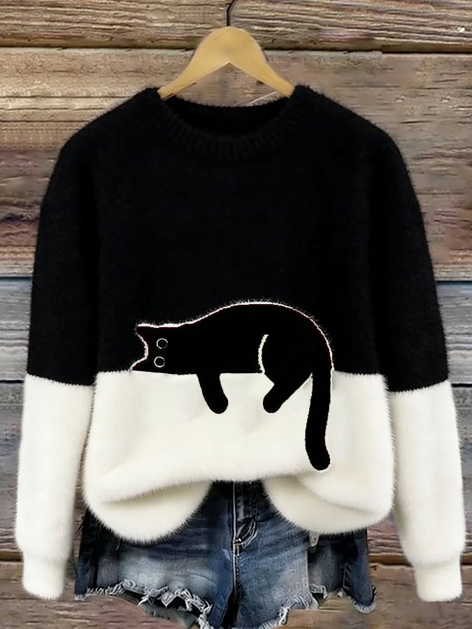 LunaCat Snug Sweater