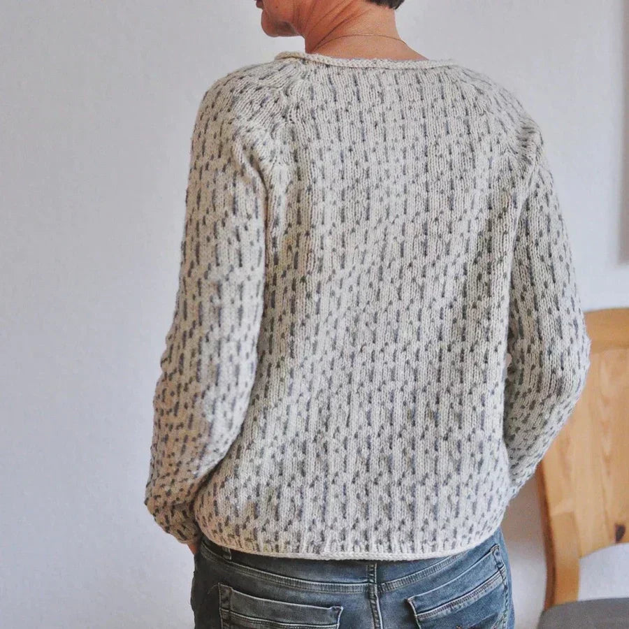 KRISTINE – Cozy Textured Knit Sweater