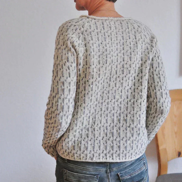 KRISTINE – Cozy Textured Knit Sweater