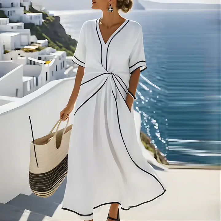 Ananya™ Elegant Beach Flattering Dress