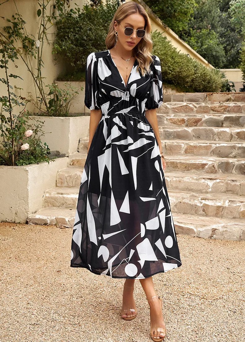 Allison | Graceful Floral Dress