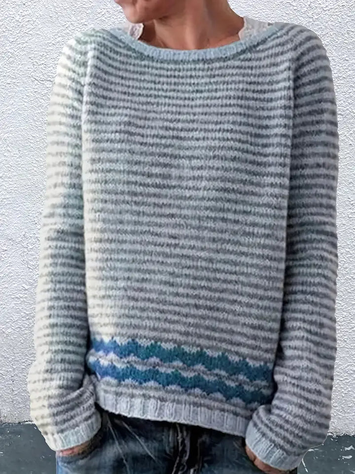 Women's Relaxed Striped Sweater