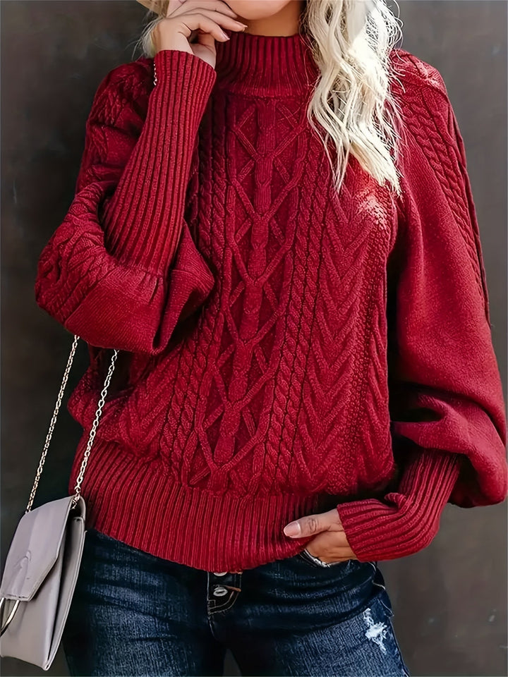 Tinsley - Comfortable Long Sleeve Knit Pullover