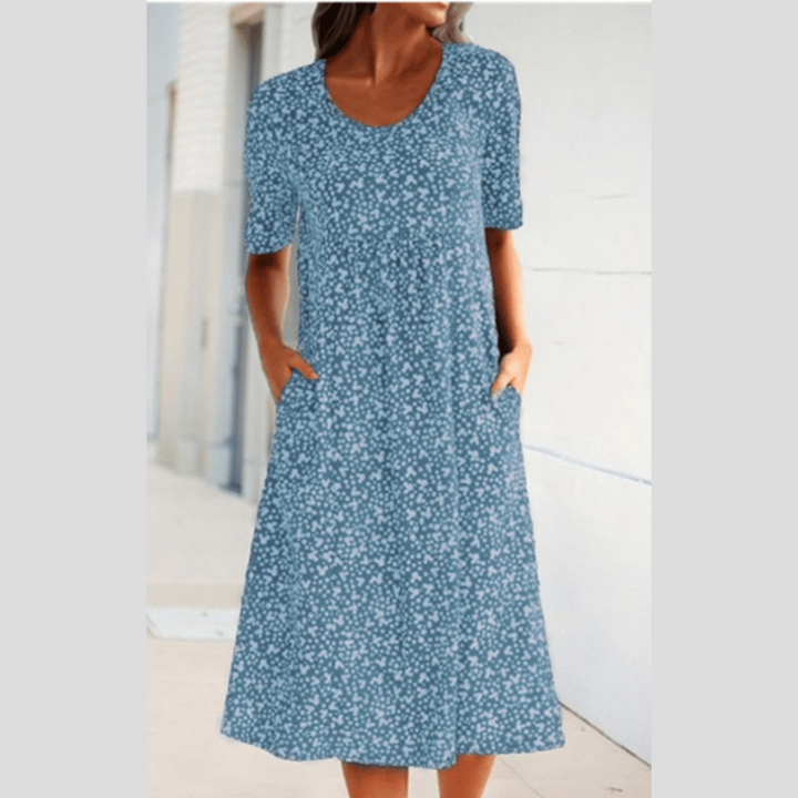 Amara | Chic Floral Midi Dress