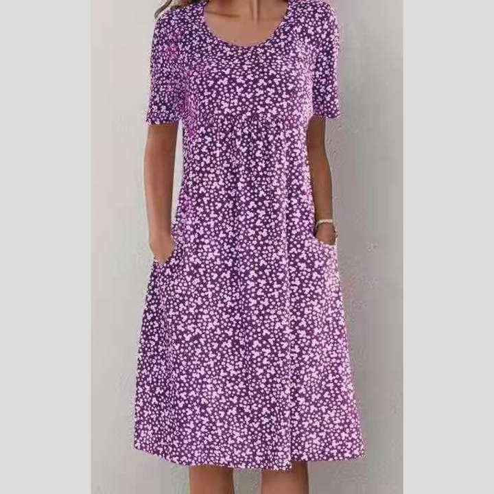 Amara | Chic Floral Midi Dress
