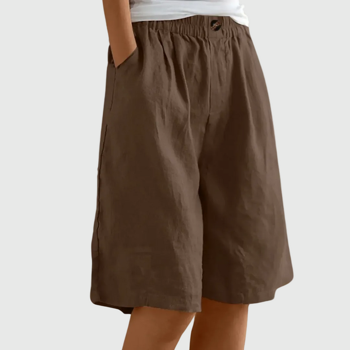Miley | Chic Cotton-Linen Shorts