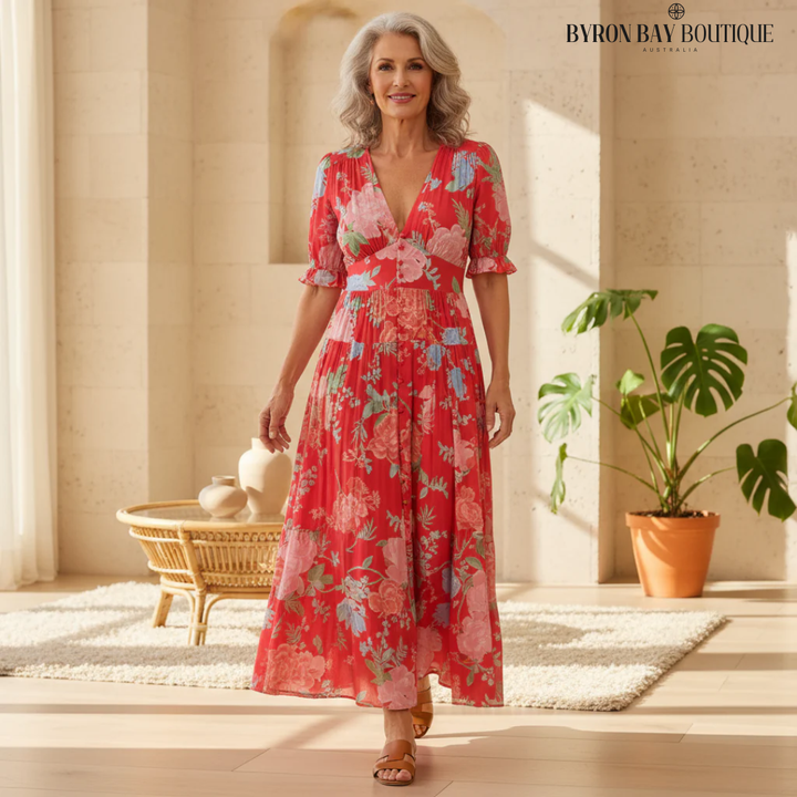 Floriana - Lively Floral Dress