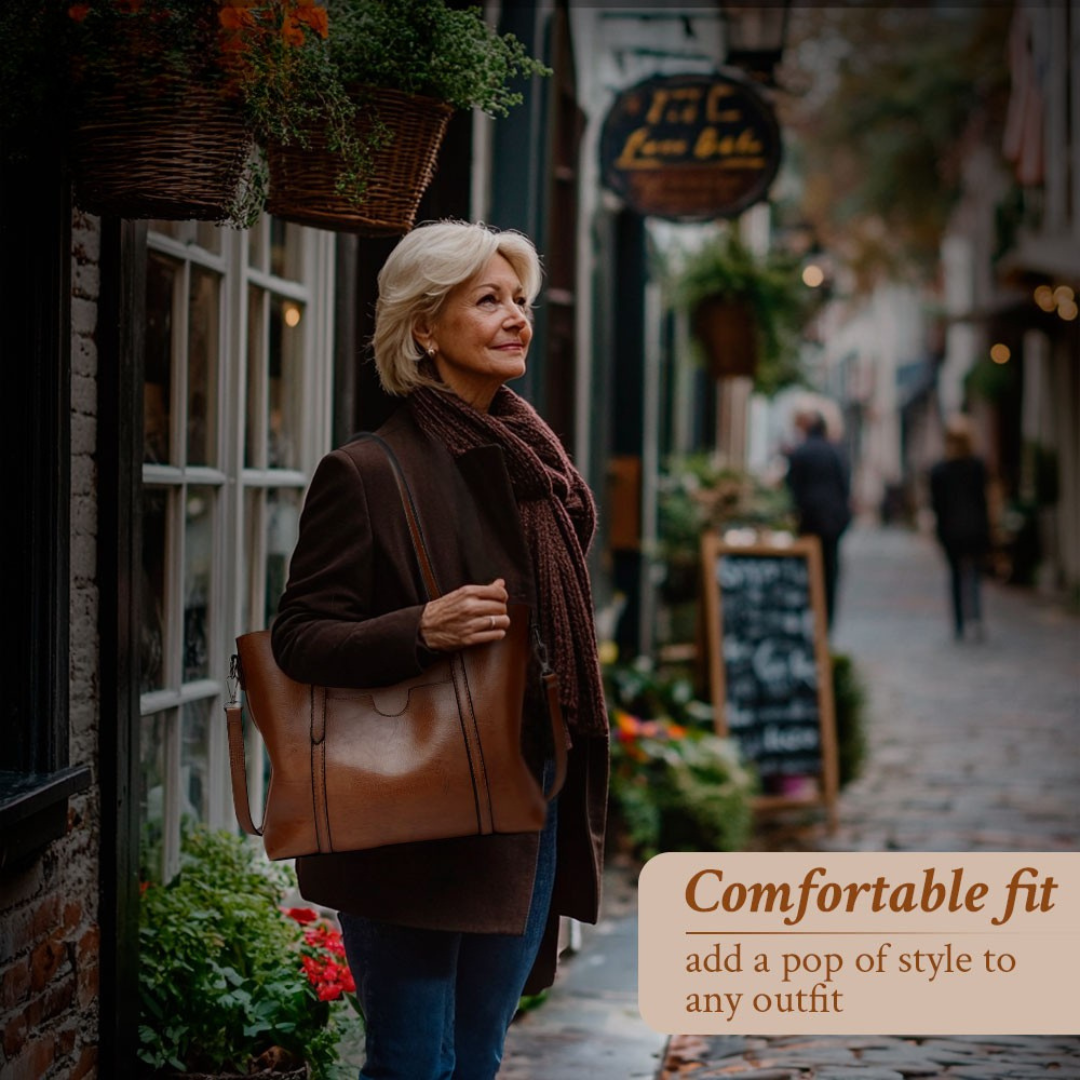 Jane | Classic Vintage Leather Handbag
