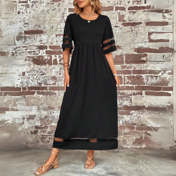Aubrey™ – Figure-Enhancing Tummy Control Midi Dress