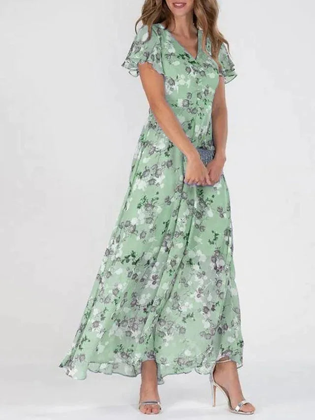 Jessa | Maxi Dress in Bloom Breeze