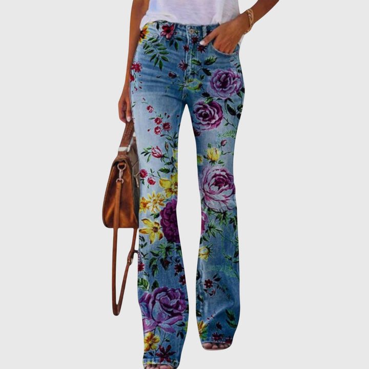 Flores en Pantalones