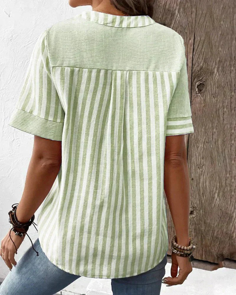 Lila | Cozy Striped Top