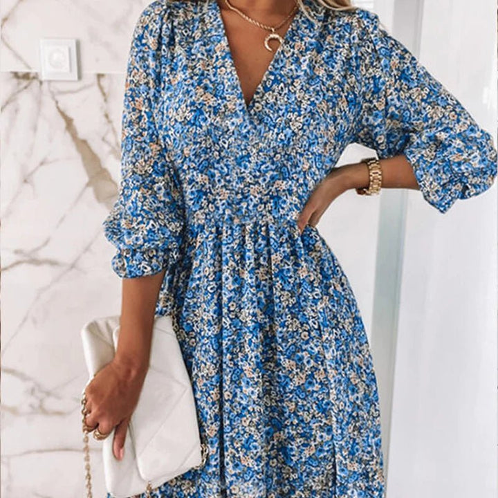 Sunna - Chic Floral Elegance Dress