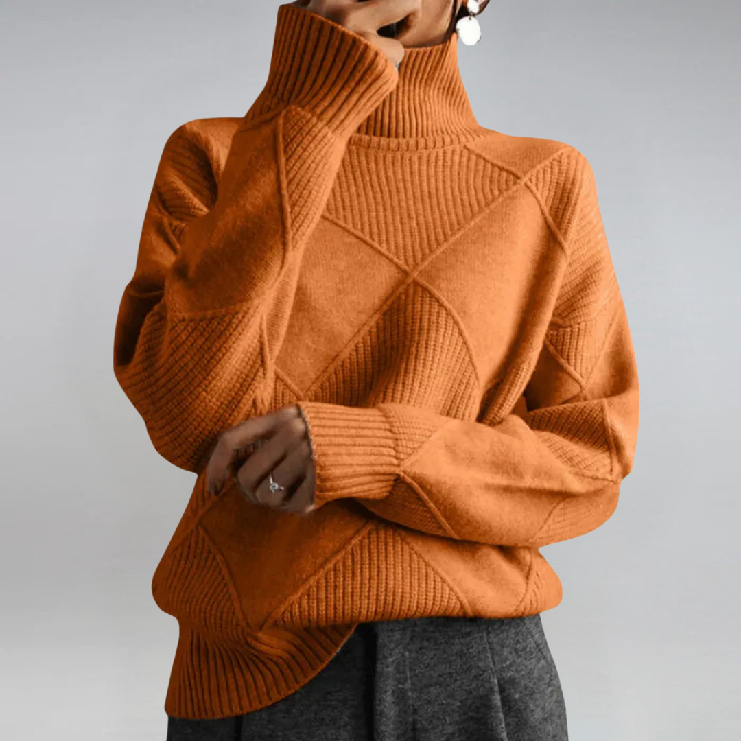Lauren | Luxe Turtleneck Knit Sweater