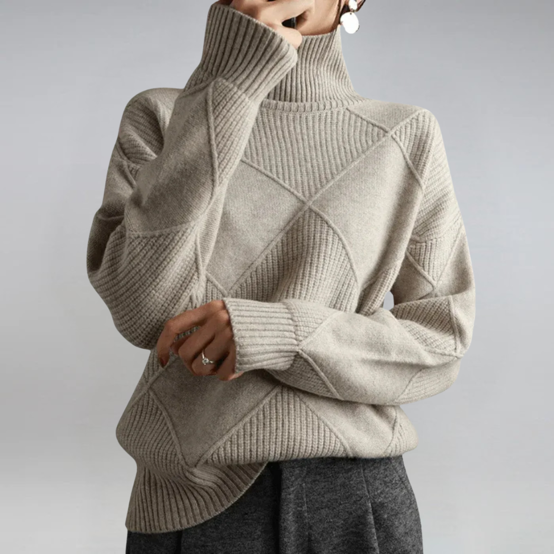 Lauren | Luxe Turtleneck Knit Sweater