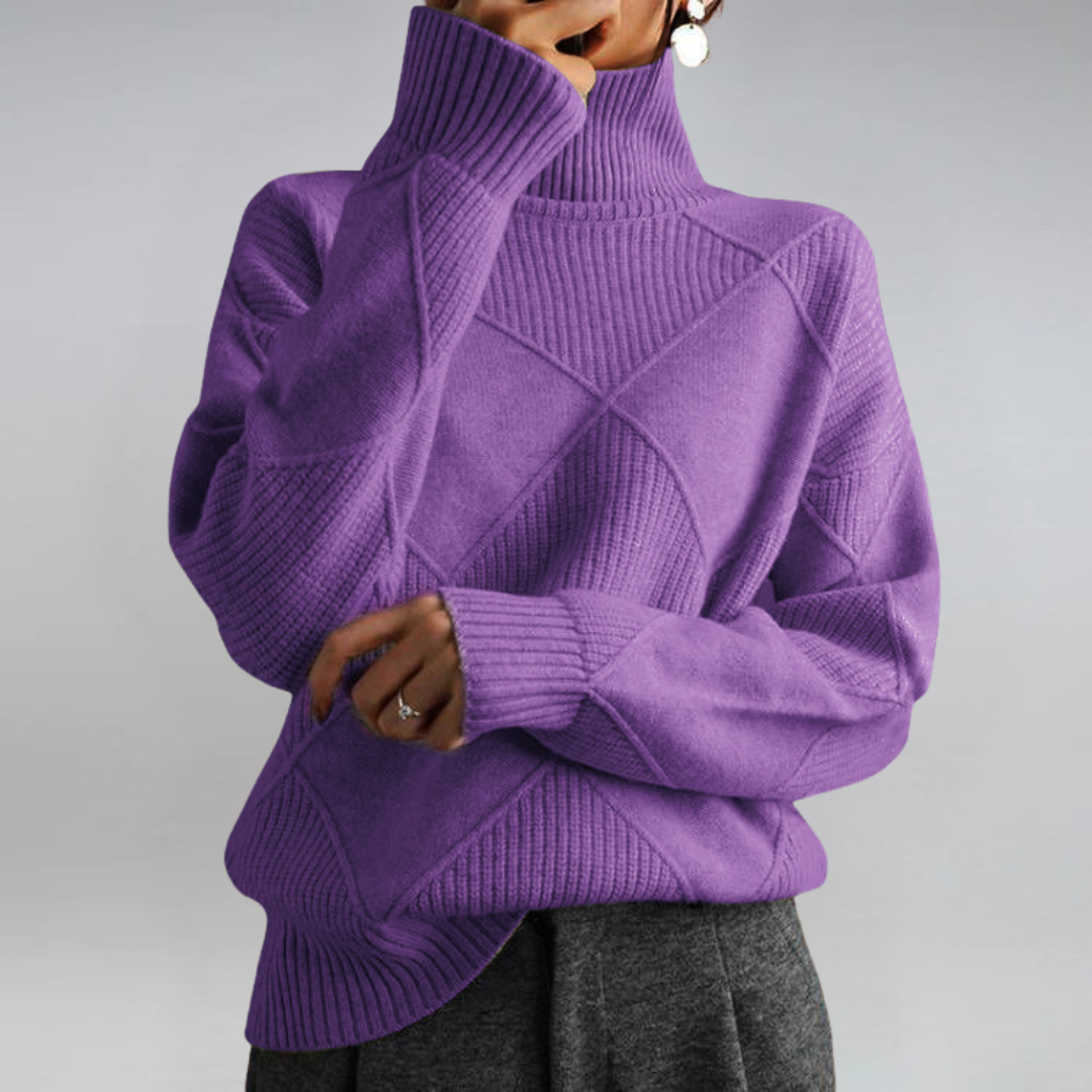 Lauren | Luxe Turtleneck Knit Sweater