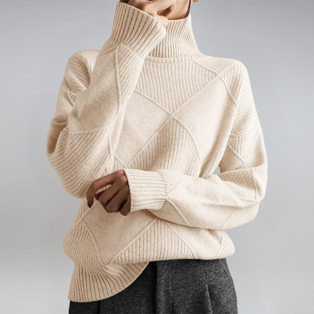 Lauren | Luxe Turtleneck Knit Sweater