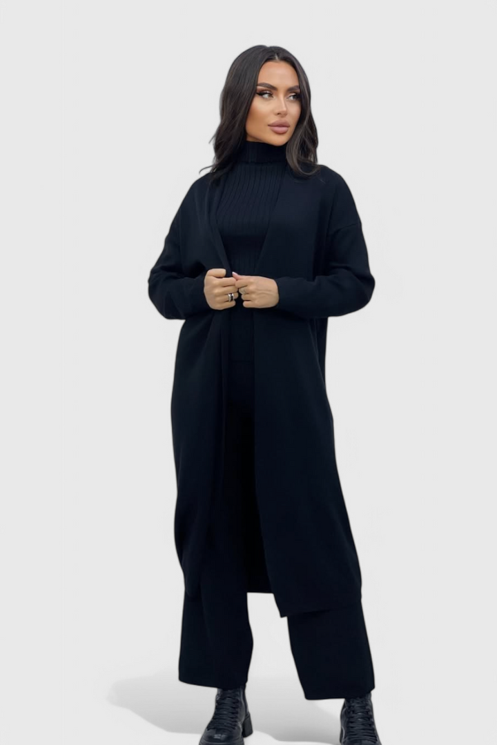 Chic 3-Piece Soft Knit Set by Mahalia
