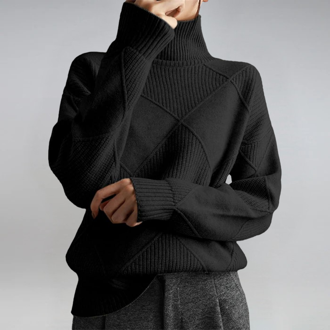 Lauren | Luxe Turtleneck Knit Sweater