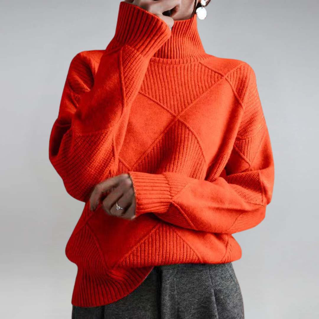 Lauren | Luxe Turtleneck Knit Sweater