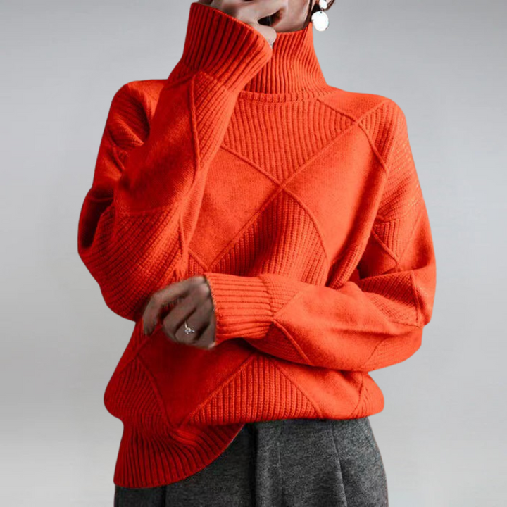 Lauren | Luxe Turtleneck Knit Sweater
