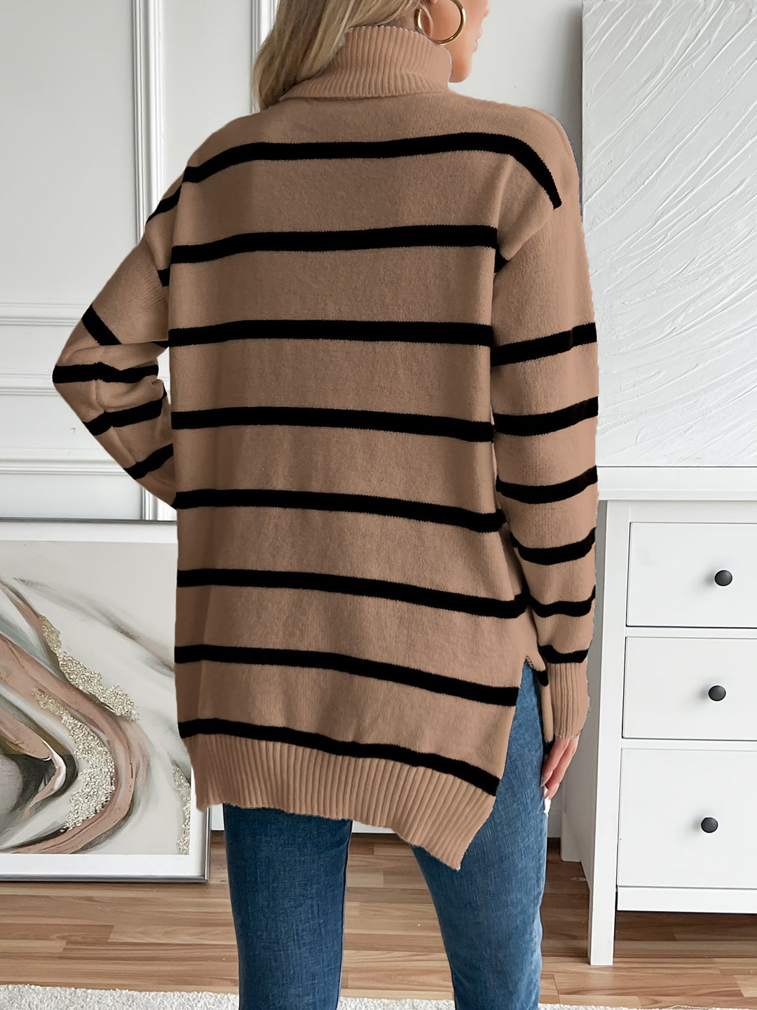 Maya - Striped Knit Sweater