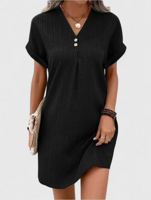Annie | Elegant Draped Dress