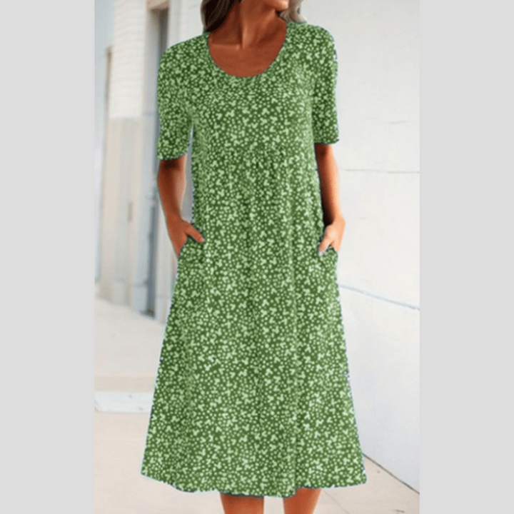 Amara | Chic Floral Midi Dress