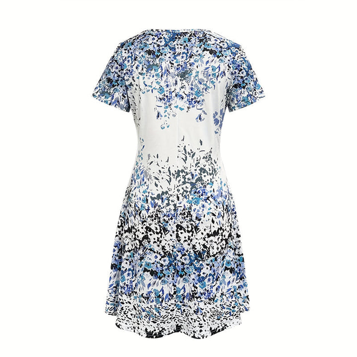 Elegant Flowing Holiday Dress