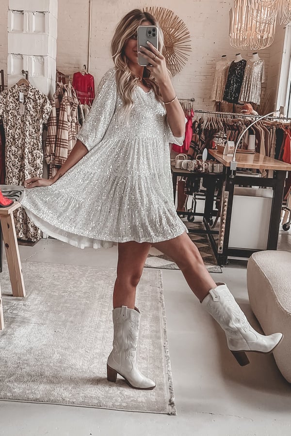Briella - Shimmering Mini Dress