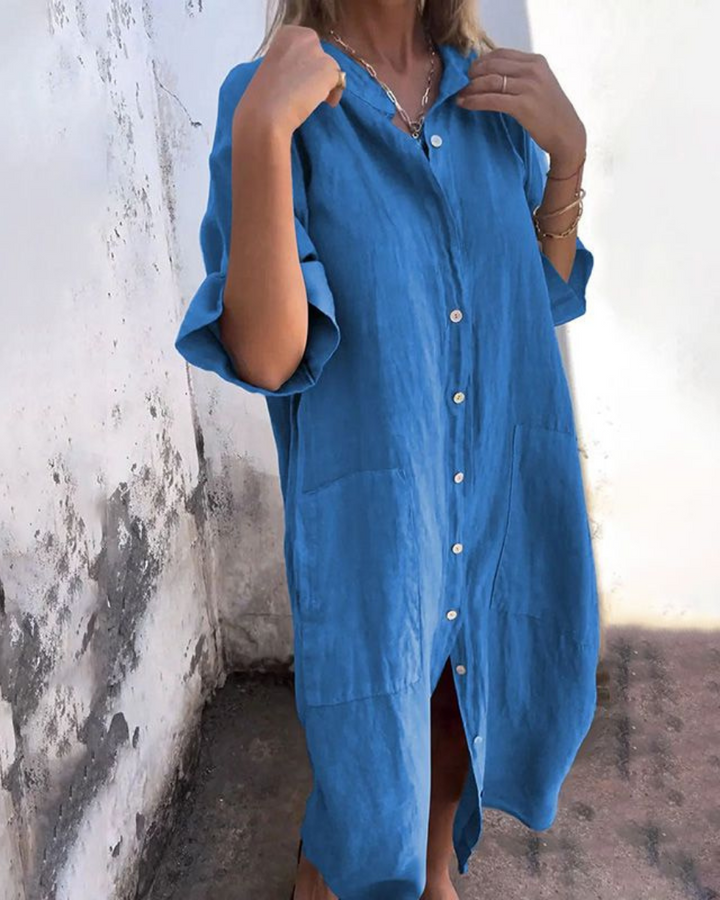 Calixa | Elegant Shirt Dress