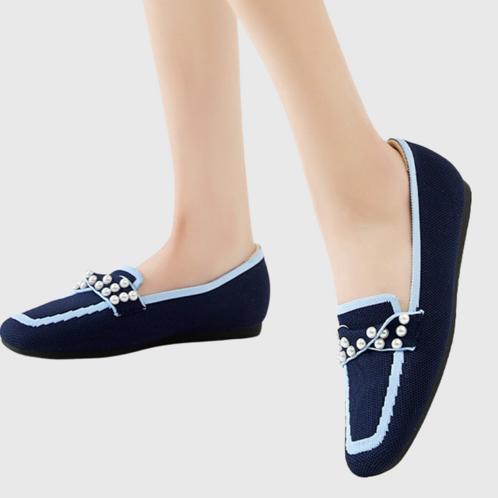 Melora | Luxe Pearl Comfort Loafers