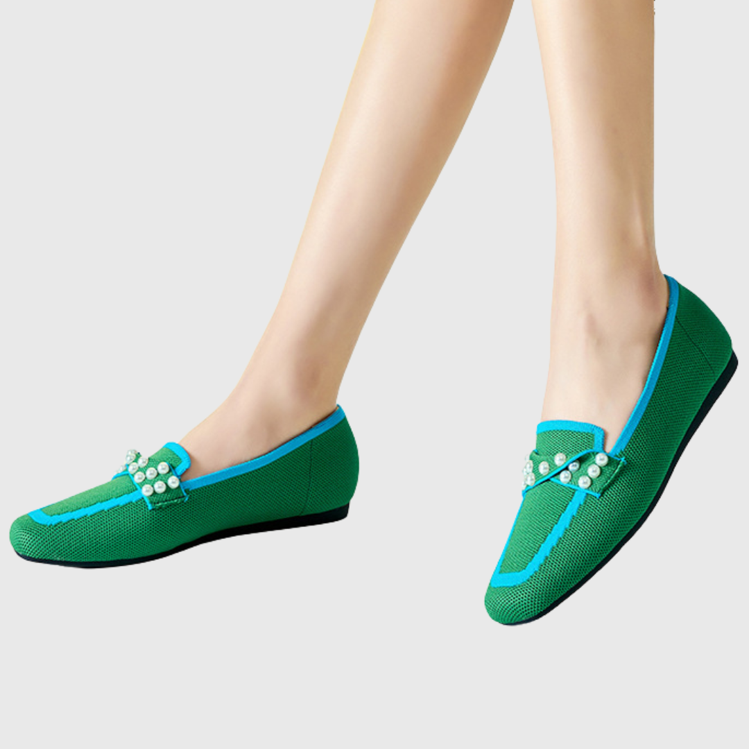 Melora | Luxe Pearl Comfort Loafers