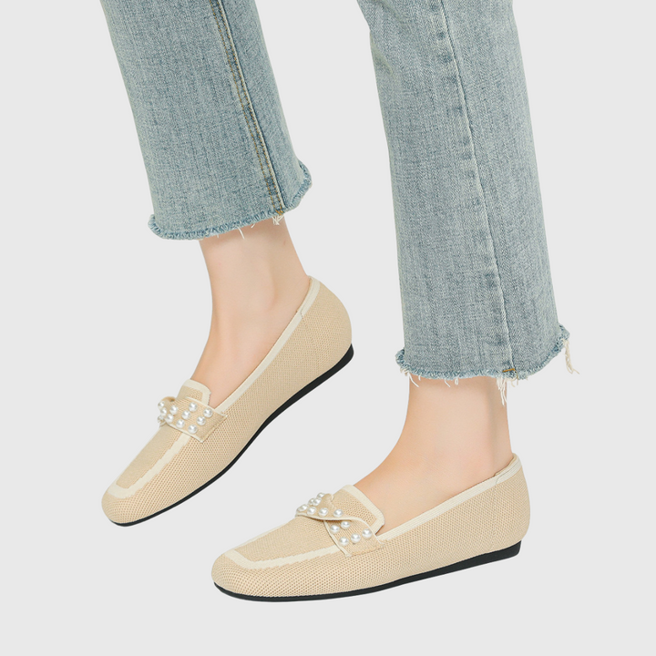 Melora | Luxe Pearl Comfort Loafers