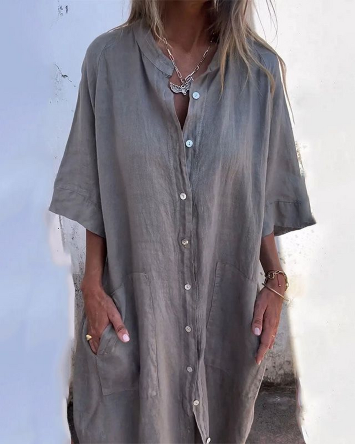 Calixa | Elegant Shirt Dress