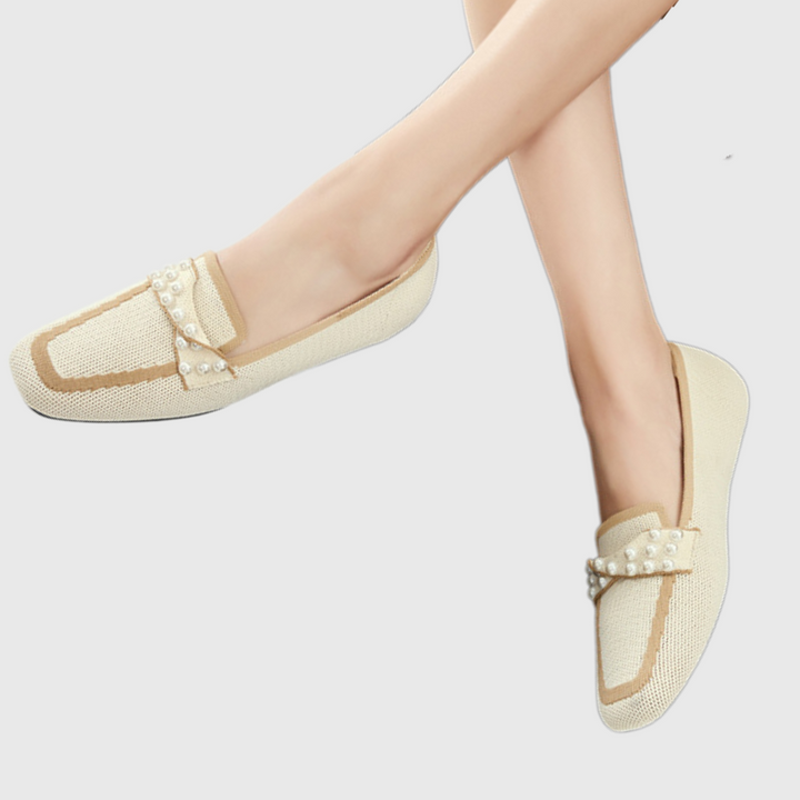 Melora | Luxe Pearl Comfort Loafers