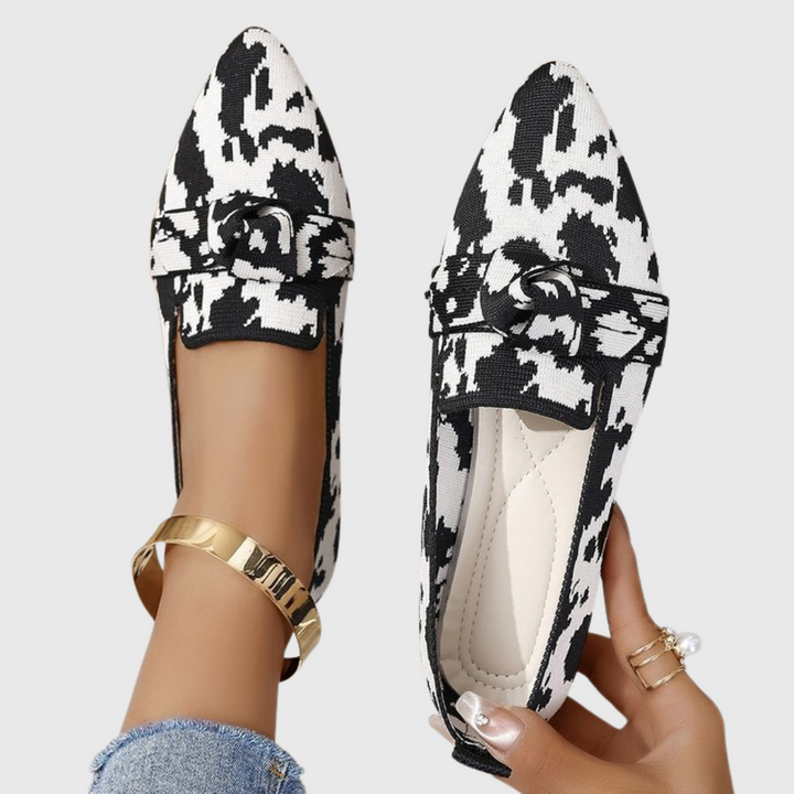 Mabel | Dalmatian Print Comfort Loafers