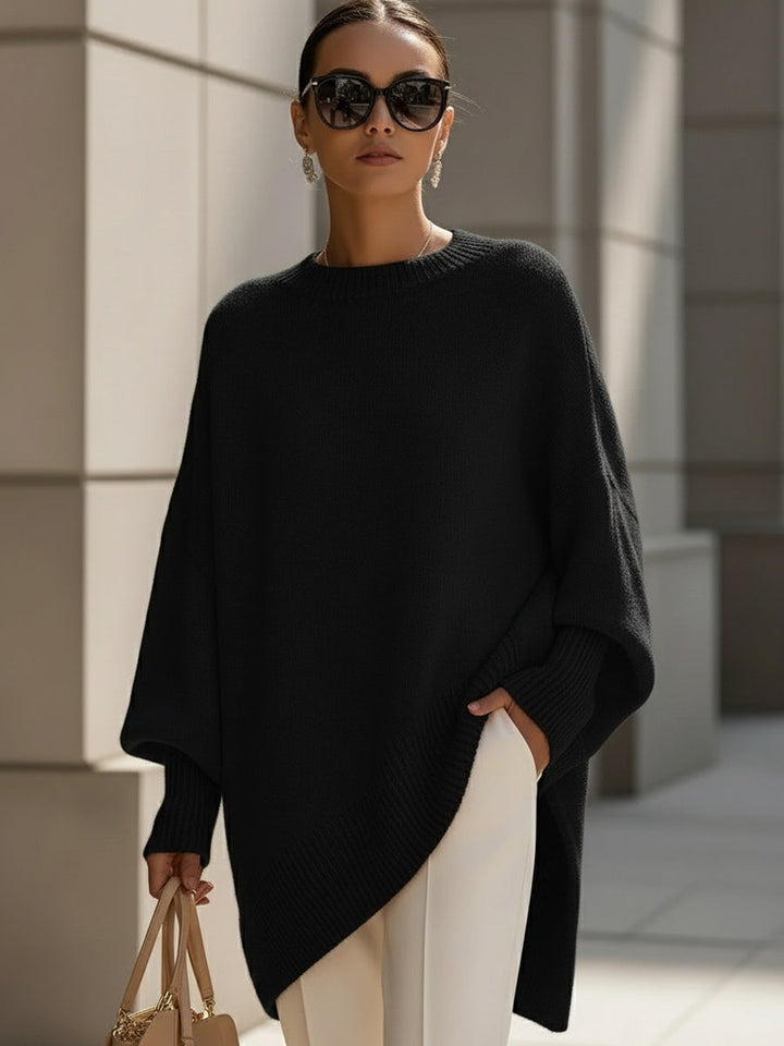 Aster | Comfy Oversized Poncho Sweater