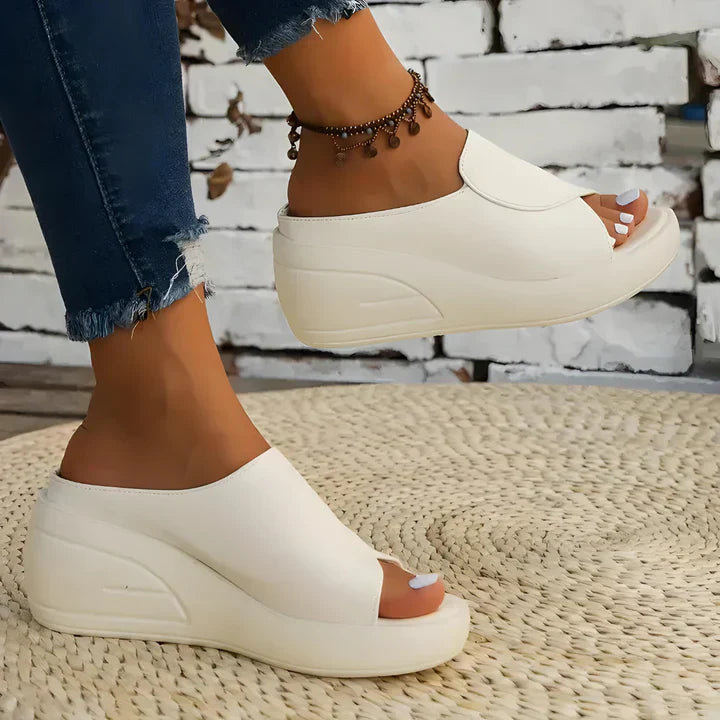 Eliza™ – Orthopedic Wedge Slip-On Sandals
