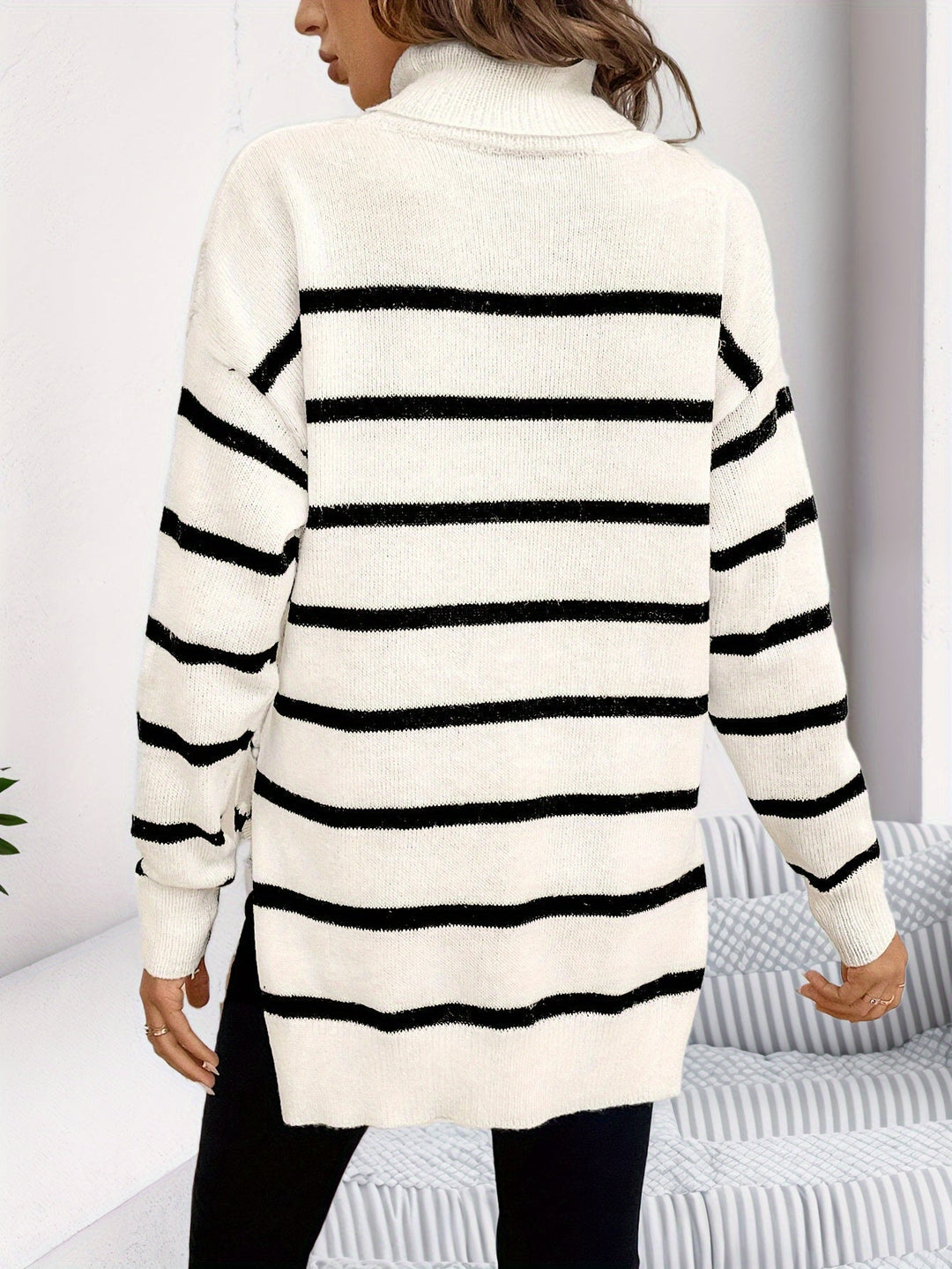 Maya - Striped Knit Sweater