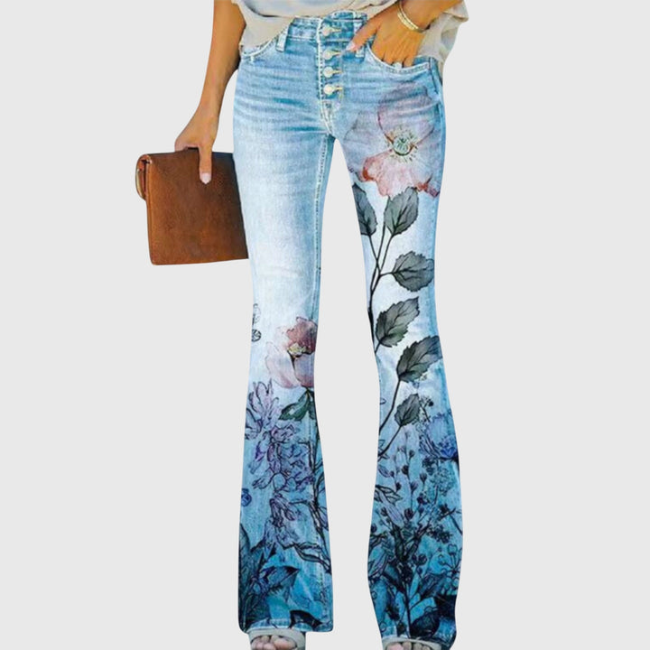 Flores en Pantalones