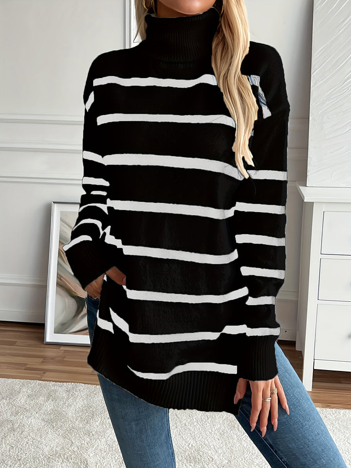 Maya - Striped Knit Sweater