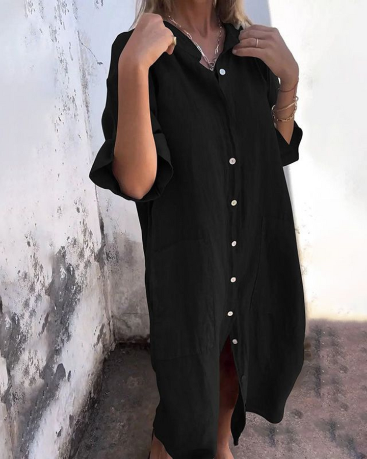 Calixa | Elegant Shirt Dress
