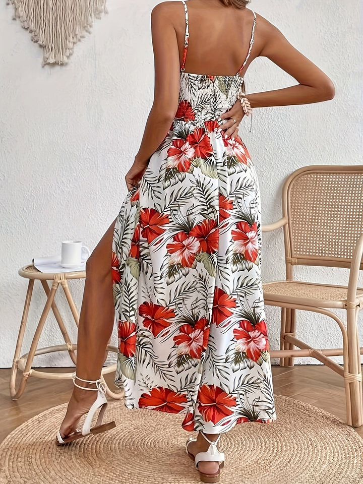 Lily | Floral Cut-Out Dress
