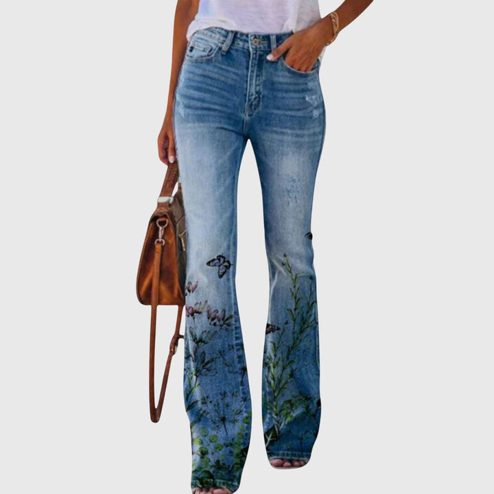 Flores en Pantalones