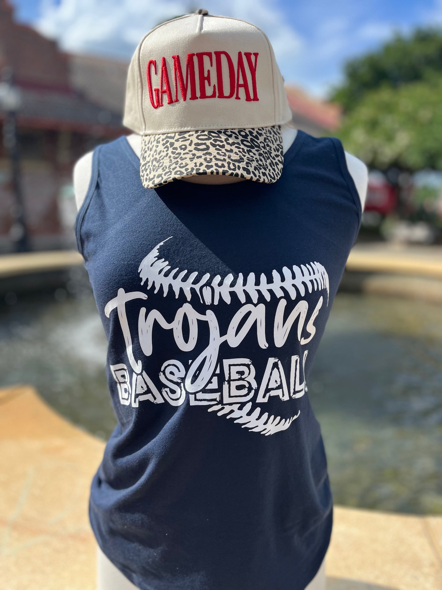 Trojan baseball tank