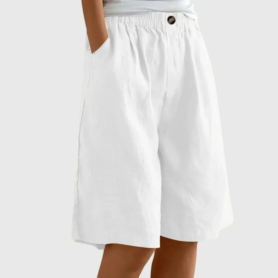Miley | Chic Cotton-Linen Shorts